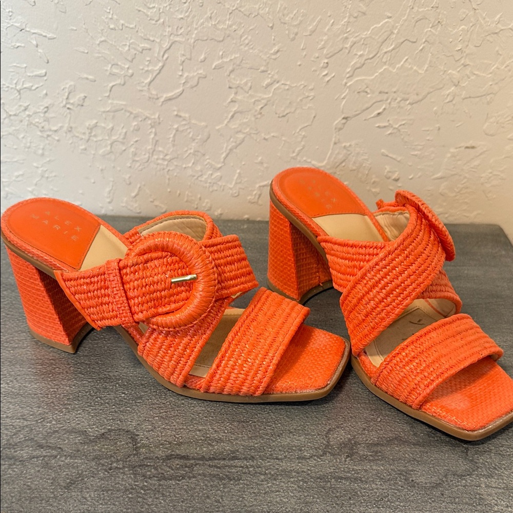 Ladies Alex Marie woven heeled sandals